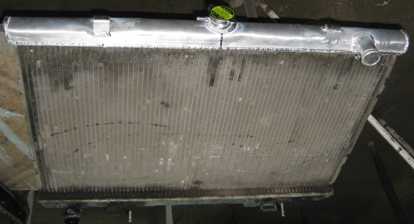 Ремонт алюминиевого радиатора охлаждения