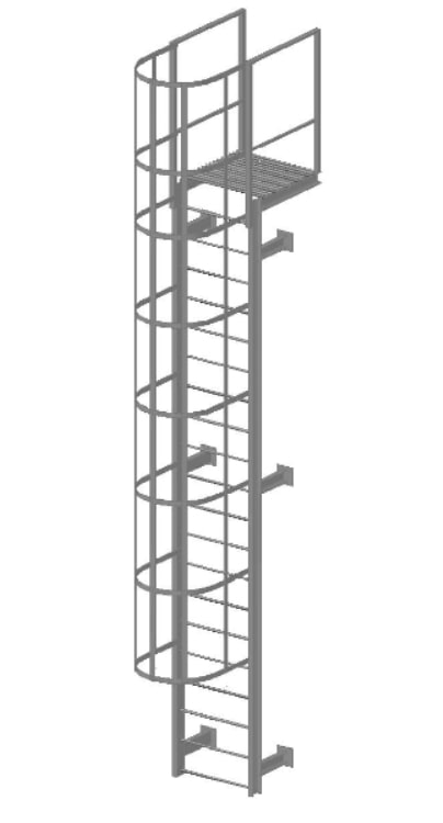 Вертикальная лестница П1-2